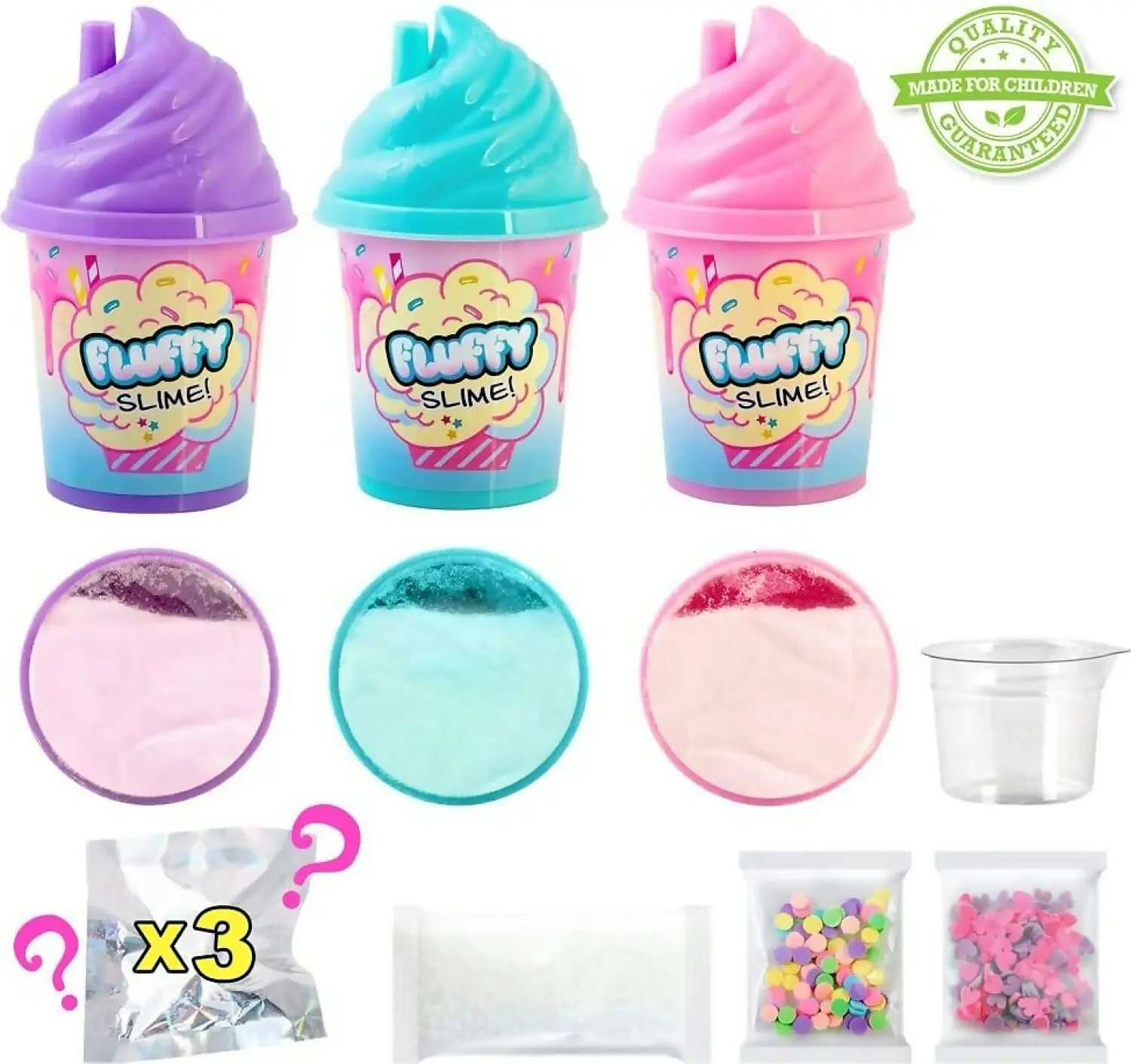 So Slime Diy - Fluffy Pop Shaker 3pk