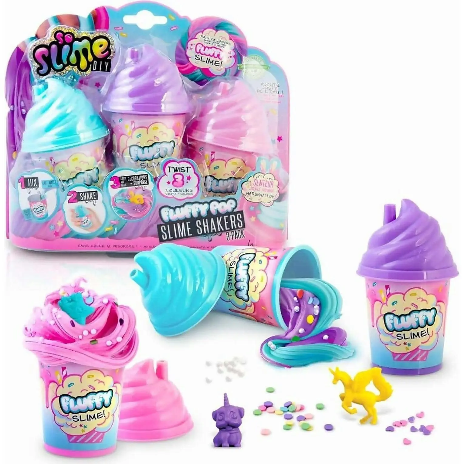 So Slime Diy - Fluffy Pop Shaker 3pk