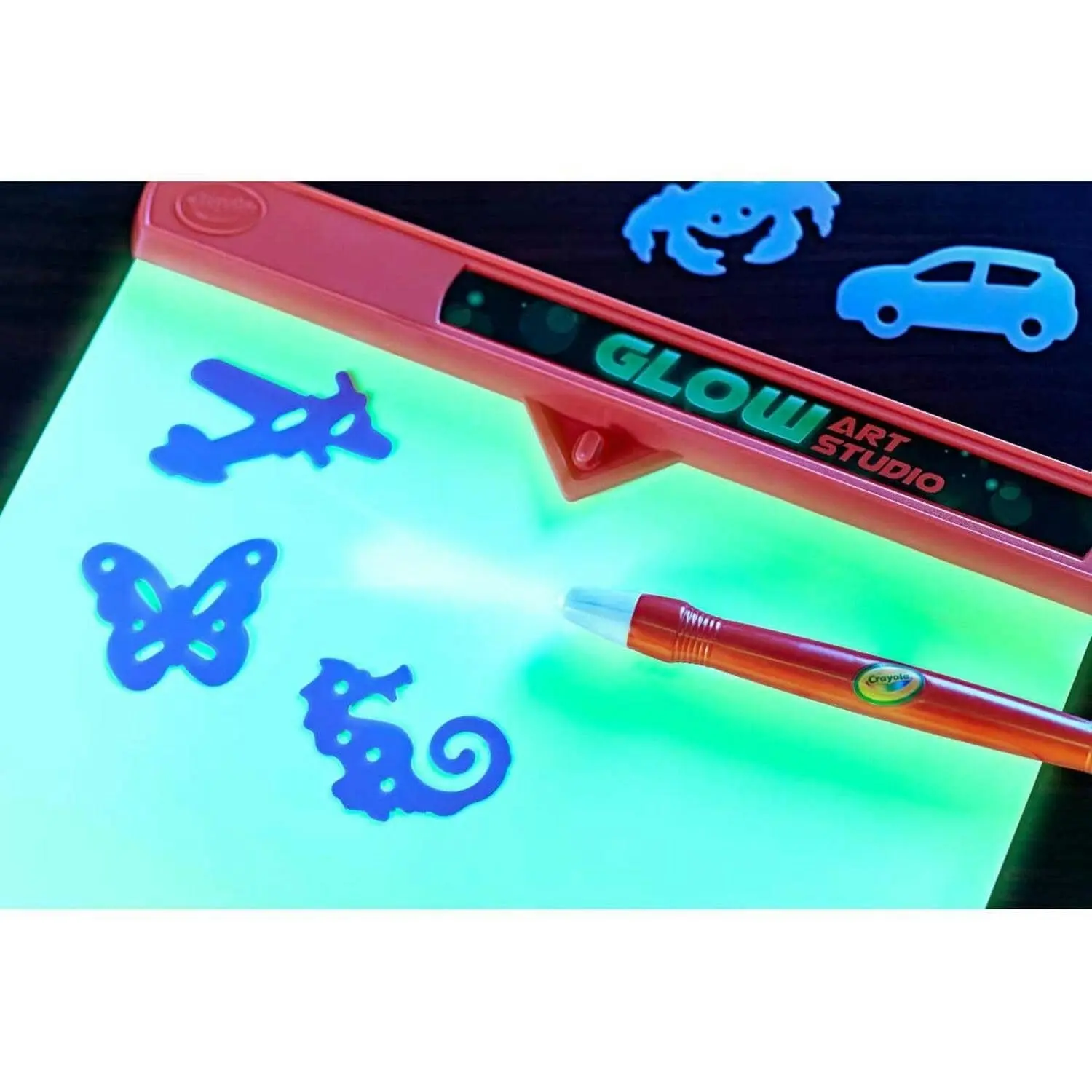 Crayola Glow Art Studio Glow in the Dark Canvas