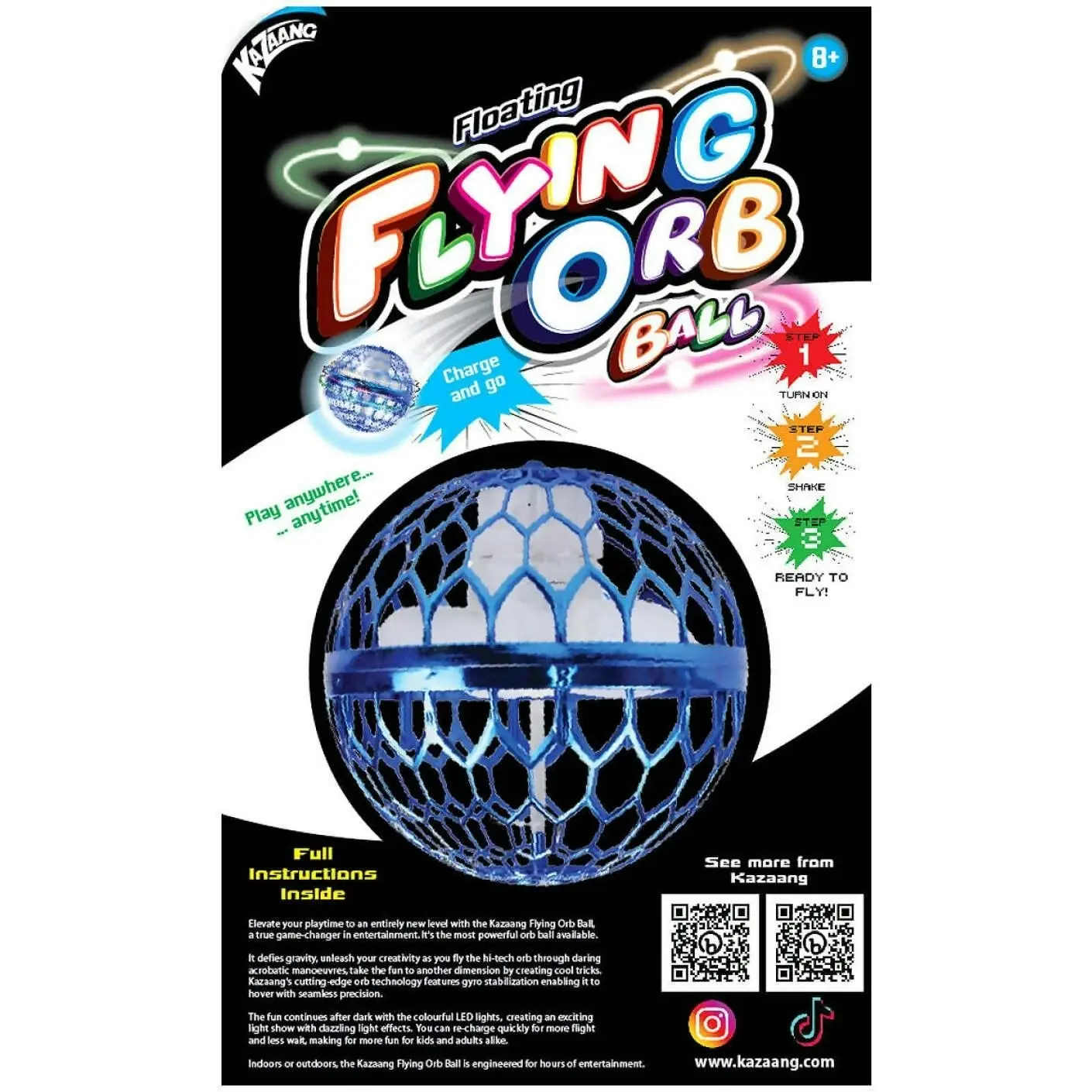 Kazaang - Floating Flying Orb Ball - Blue