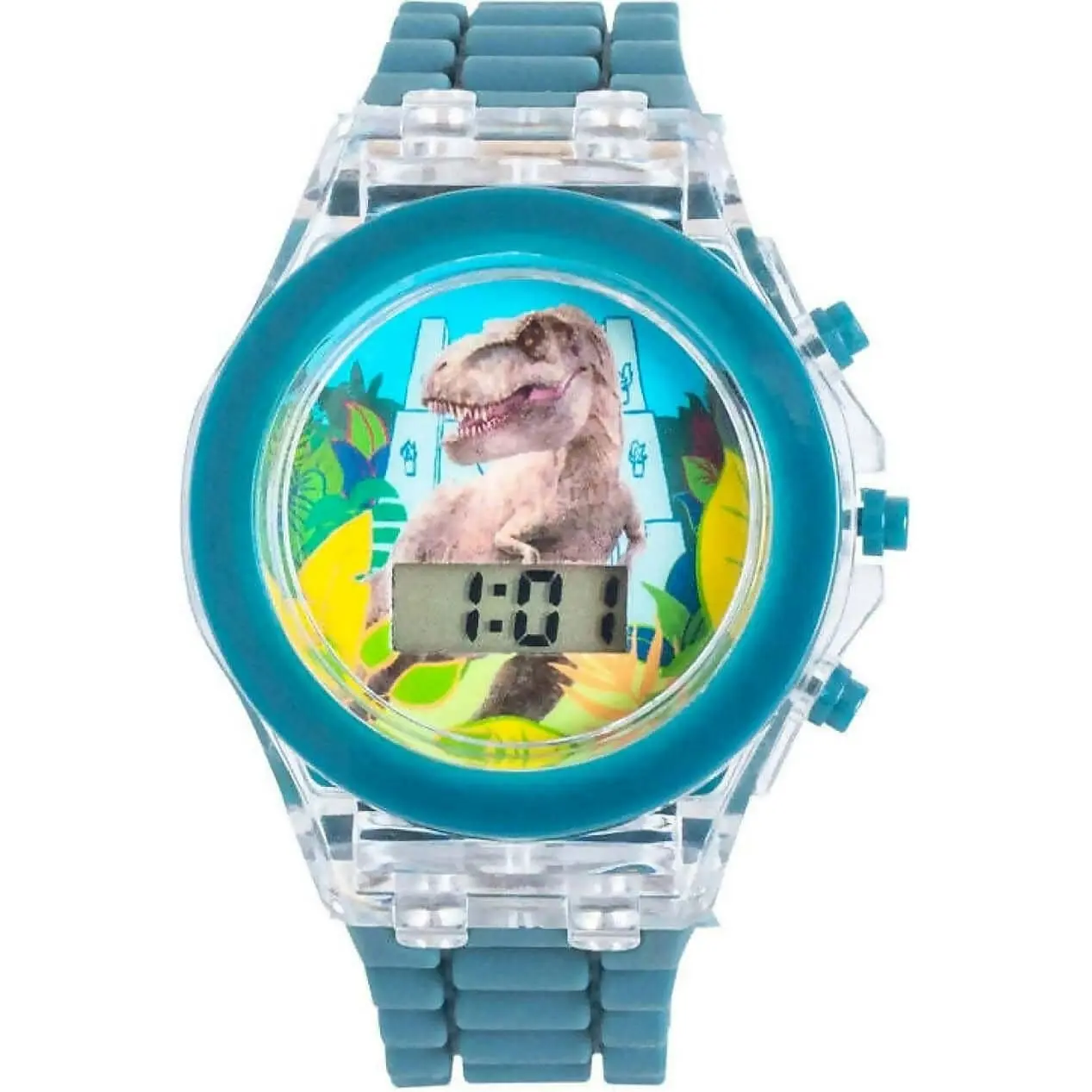 Digital Lcd Light Up Watch - Jurassic World