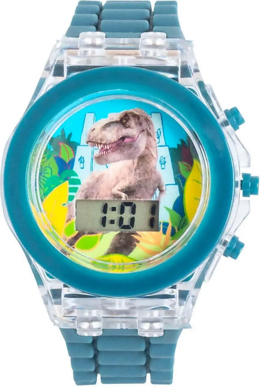 Digital Lcd Light Up Watch - Jurassic World