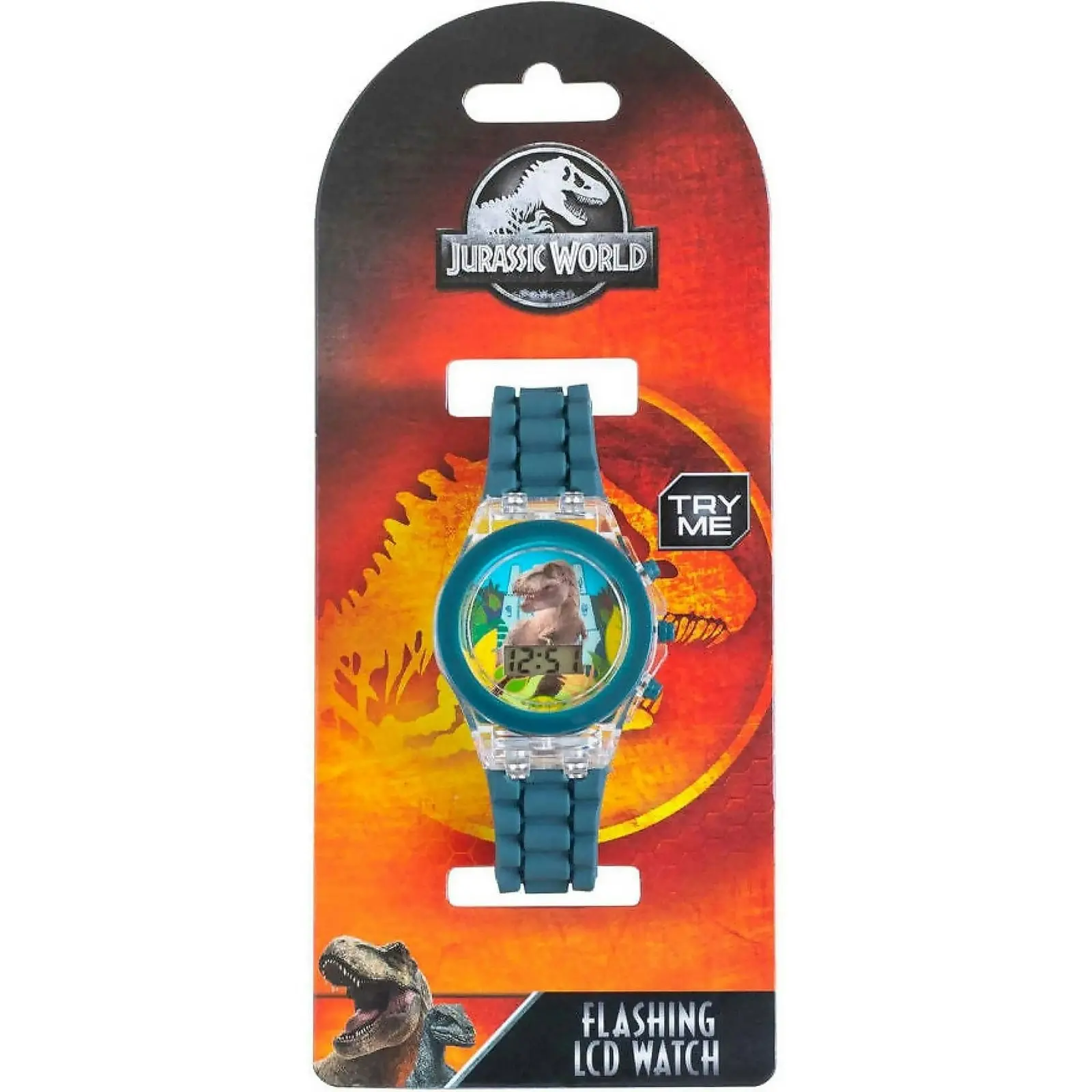 Digital Lcd Light Up Watch - Jurassic World