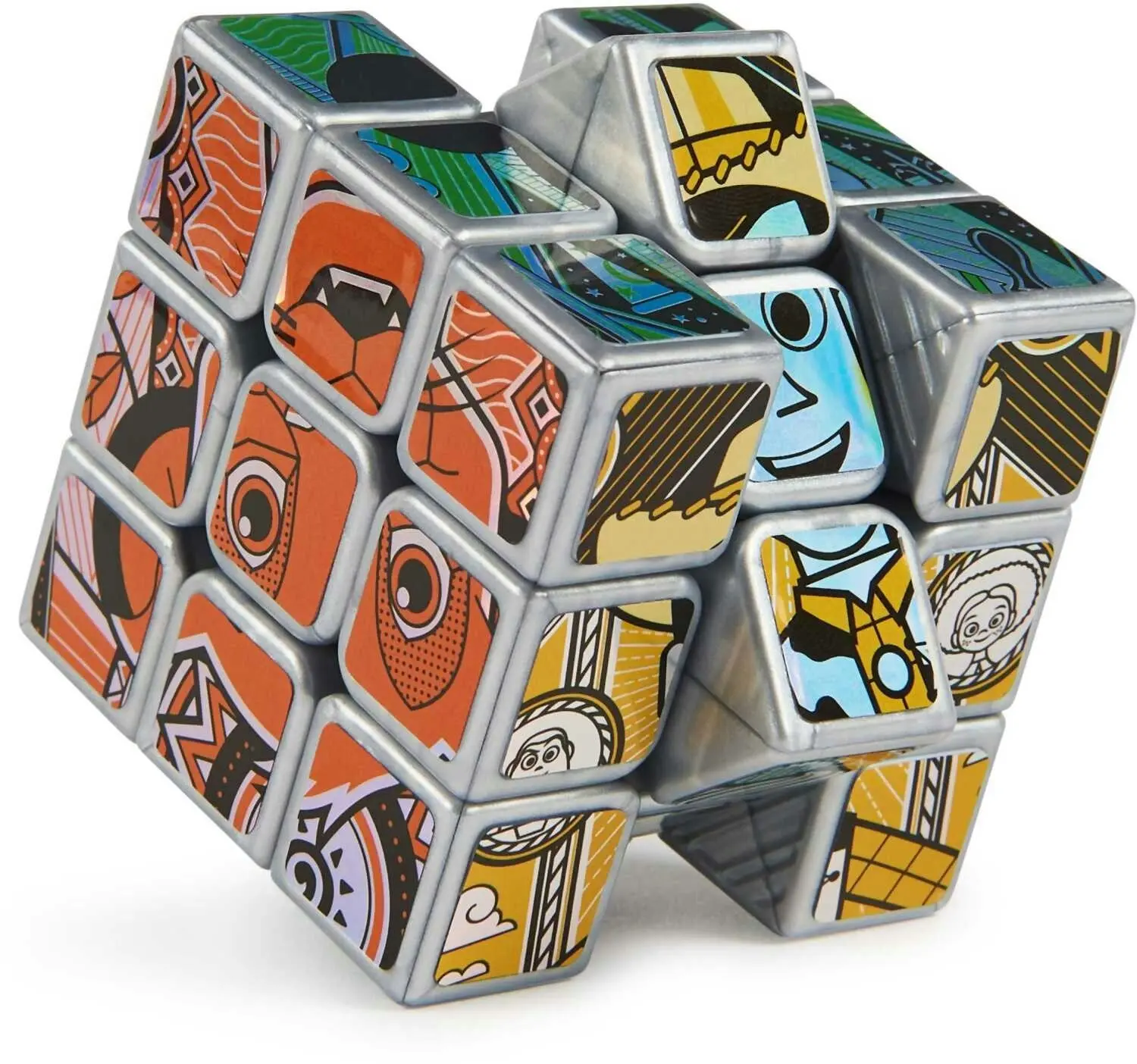 Rubiks - Disney 100th Anniversary Metallic Platinum 3x3 Cube