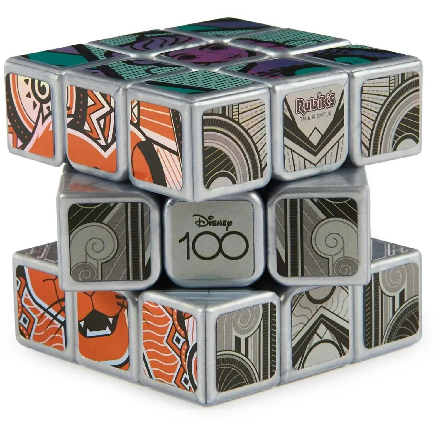 Rubiks - Disney 100th Anniversary Metallic Platinum 3x3 Cube