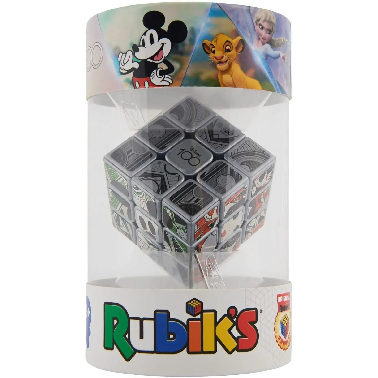 Rubiks - Disney 100th Anniversary Metallic Platinum 3x3 Cube