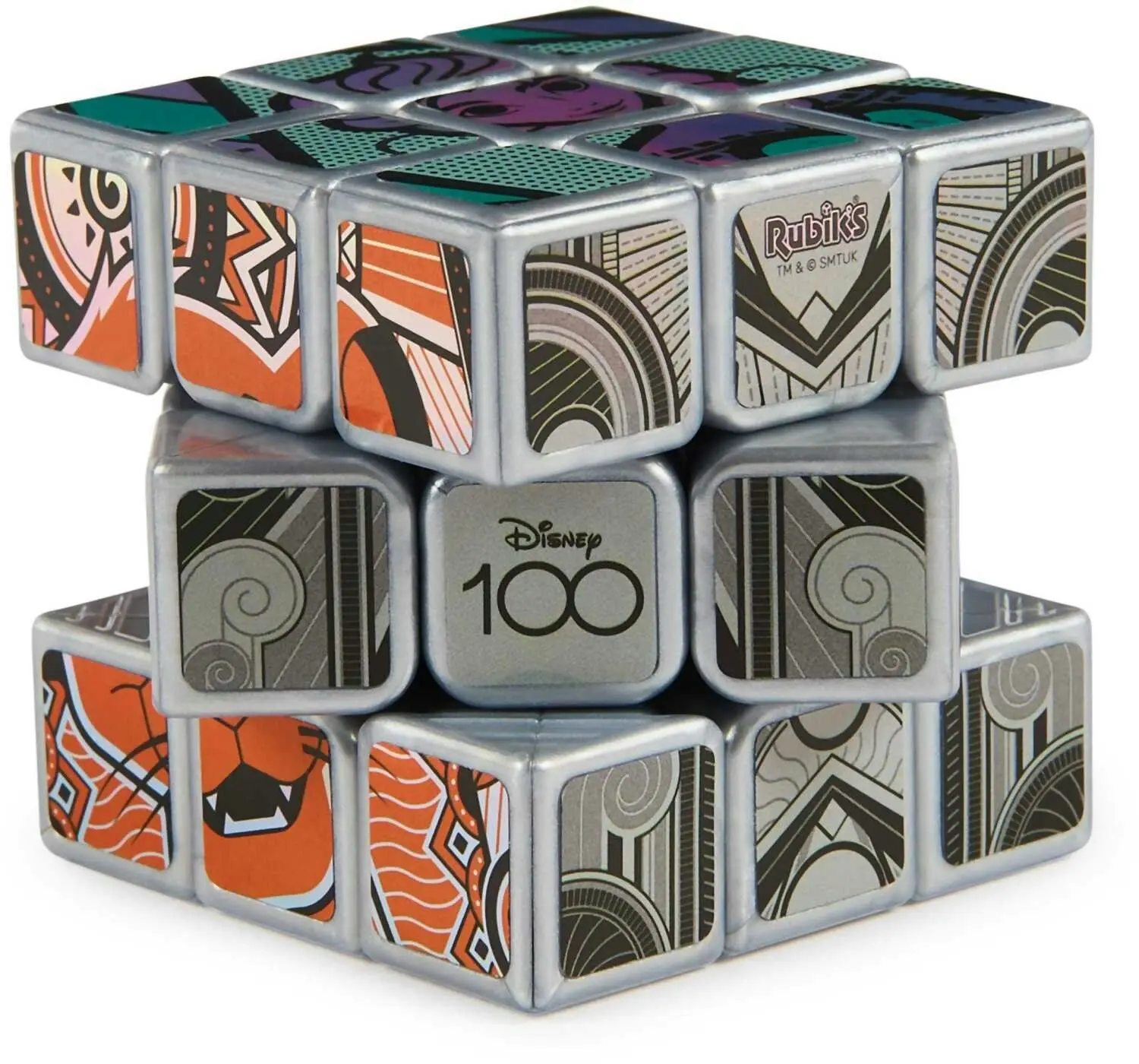 Rubiks - Disney 100th Anniversary Metallic Platinum 3x3 Cube