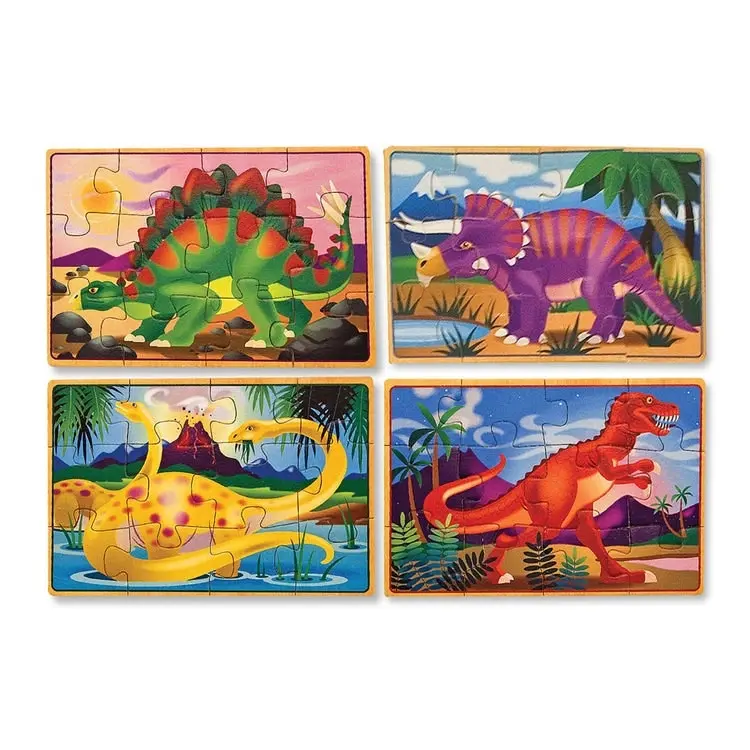 Melissa & Doug - Dinosaur Jigsaw Puzzles In A Box