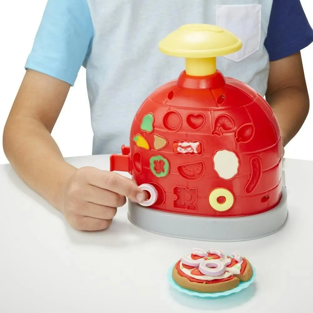 Play-doh - Kitchen Creations Pizza Oven Playset With 6 Cans Of Modeling Compound And 8 Accessories  Hasbro