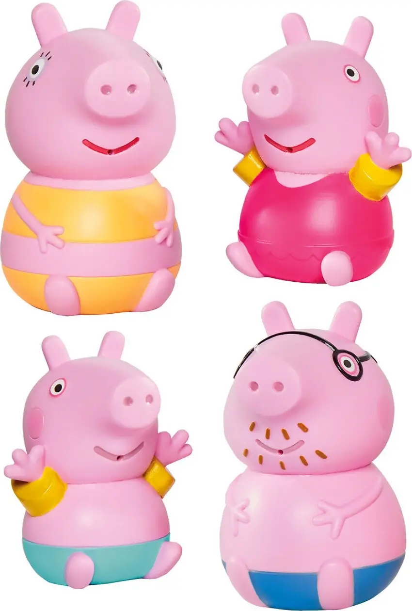 Peppa Pig - Tomy Toomies Peppa Pig Bath Toys Set