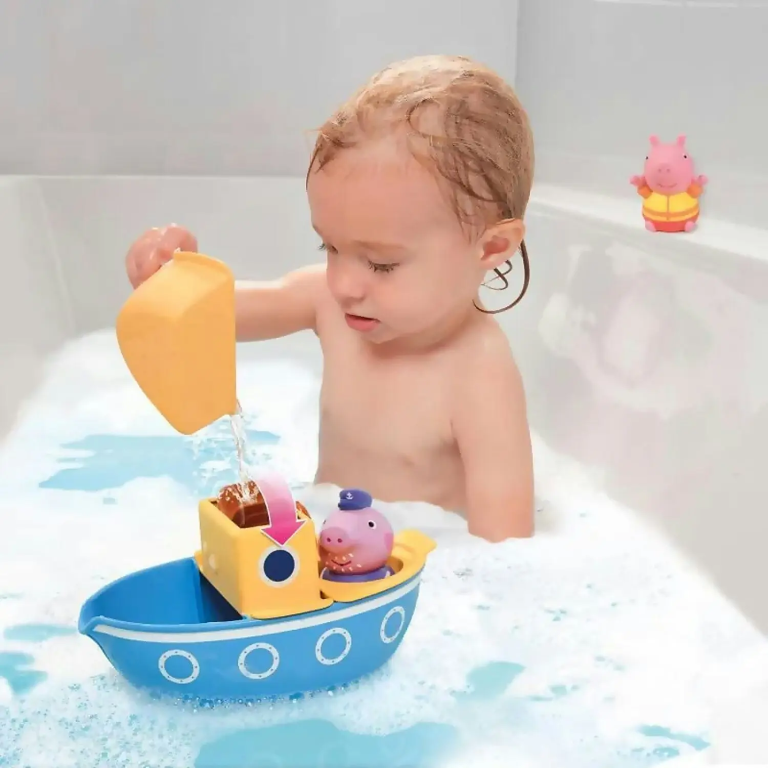 Peppa Pig - Tomy Grandpa Pigs Splash & Pour Boat