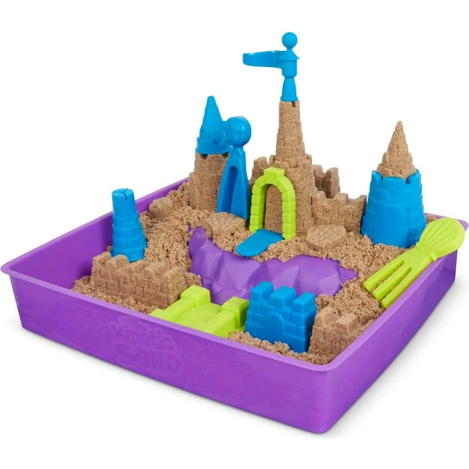 Kinetic Sand - Deluxe Beach Castle Playset With 1.13kg Of Beach Sand