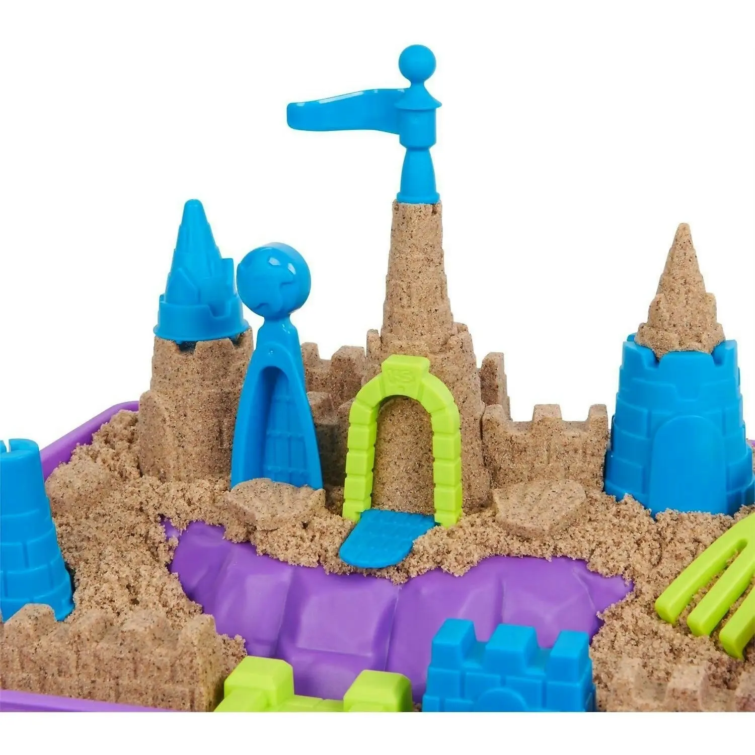 Kinetic Sand - Deluxe Beach Castle Playset With 1.13kg Of Beach Sand