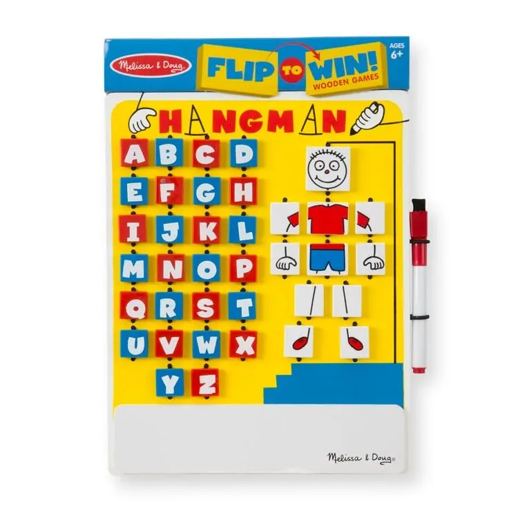 Melissa & Doug - Flip-to-win Hangman Travel Game