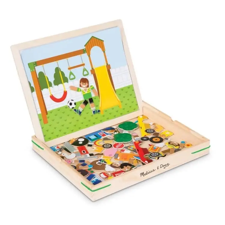 Melissa & Doug - Wooden Magnetic Matching Picture Game