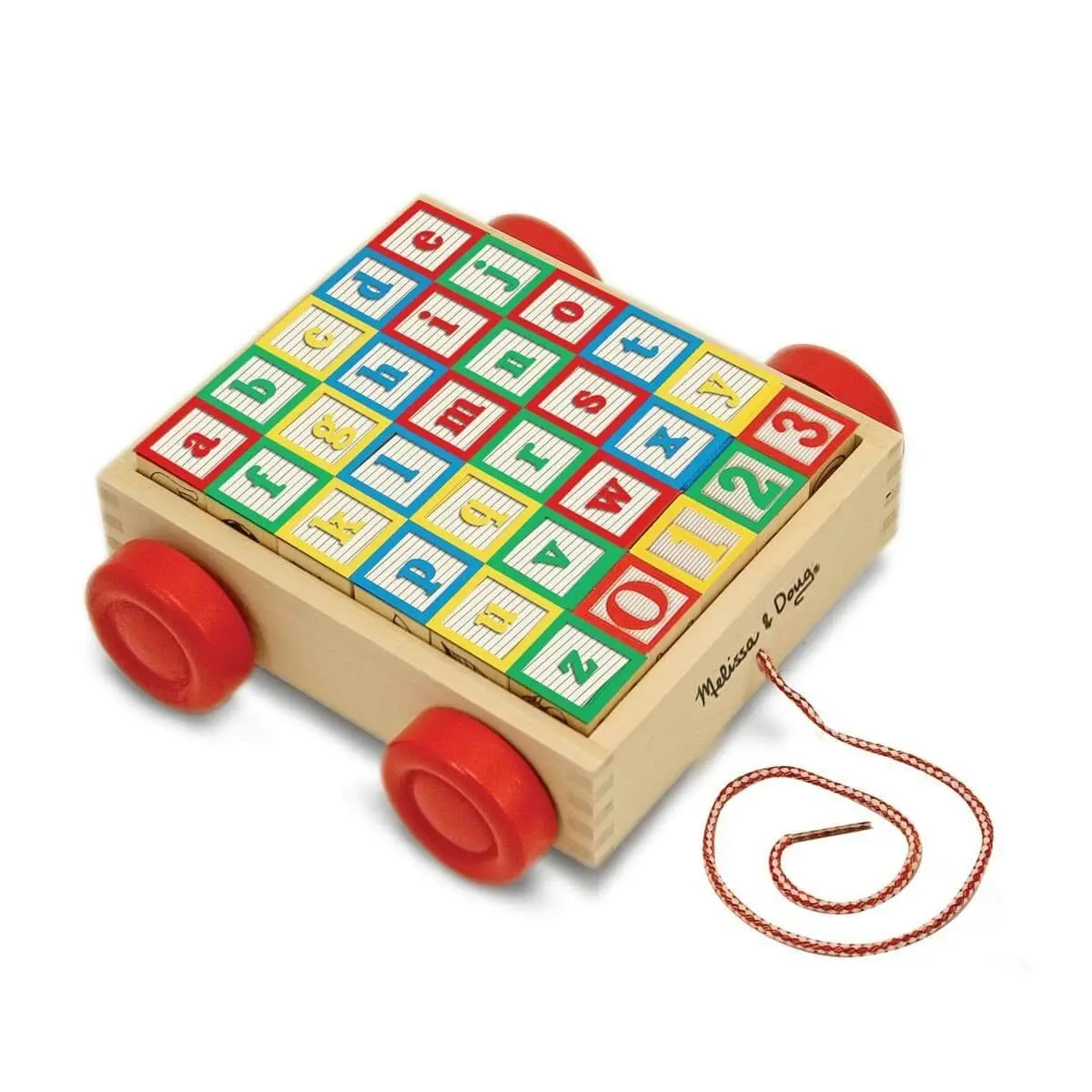 Melissa & Doug - Classic Abc Block Cart