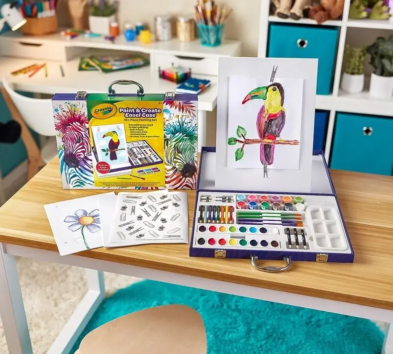 Crayola Paint & Create Portable Easel Travel Art Case