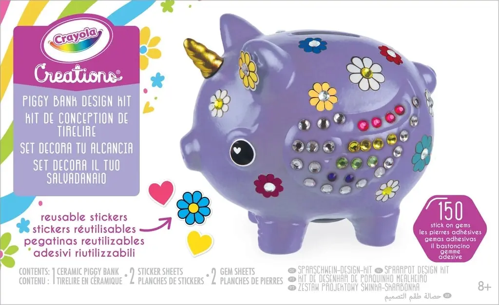 Crayola - Crayola Creations Piggy Bank Design Kit