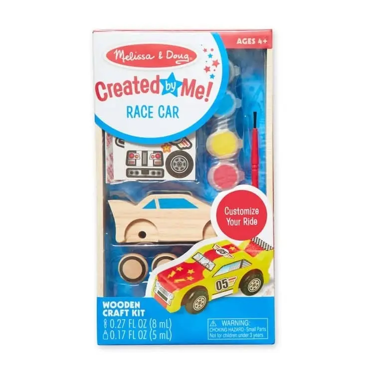 Melissa & Doug - Created By Me! Race Car Wooden Craft Kit