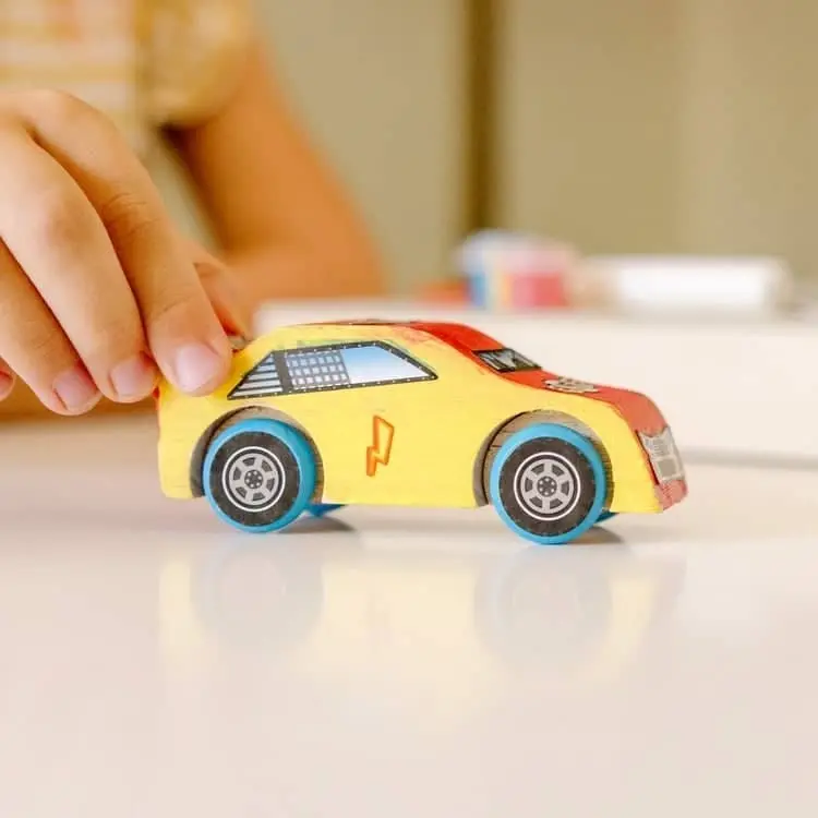 Melissa & Doug - Created By Me! Race Car Wooden Craft Kit