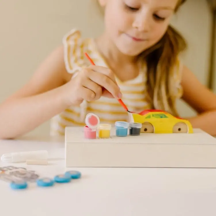 Melissa & Doug - Created By Me! Race Car Wooden Craft Kit