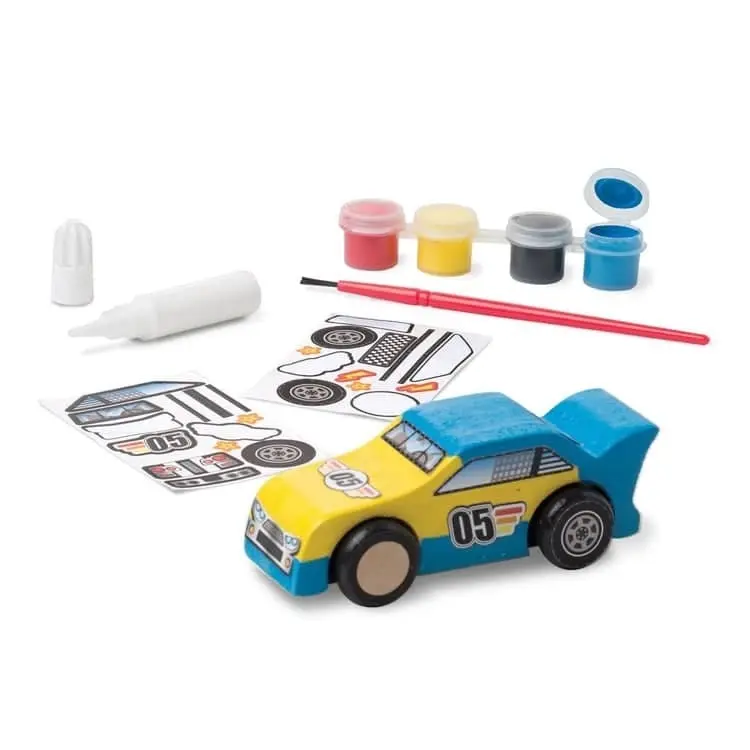 Melissa & Doug - Created By Me! Race Car Wooden Craft Kit