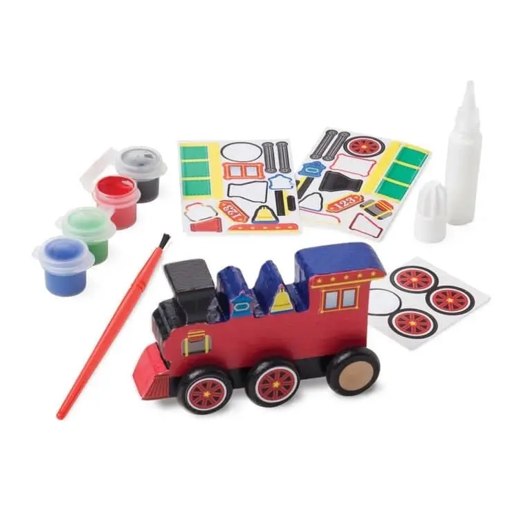 Melissa & Doug - Created By Me! Train Wooden Craft Kit