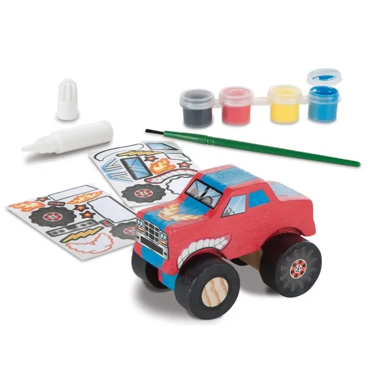 Melissa & Doug - Created By Me! Monster Truck Wooden Craft Kit