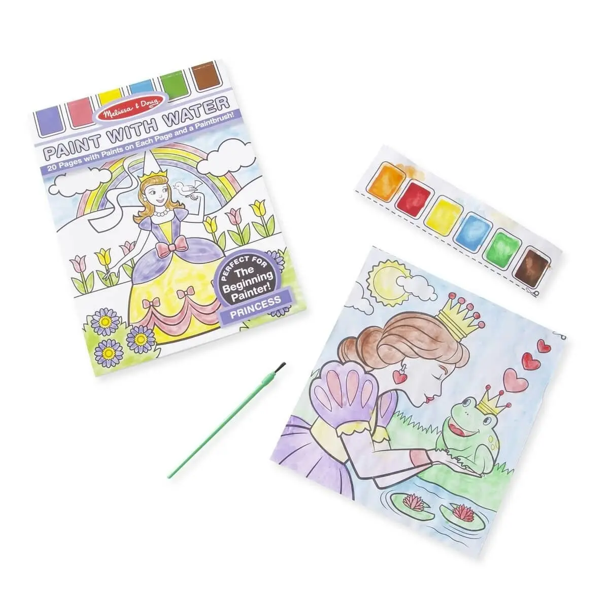 Melissa & Doug - Princess Paint With Water Kids Art Pad