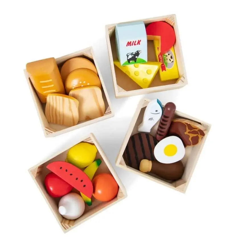 Melissa & Doug - Wooden Play Food 21 Pieces