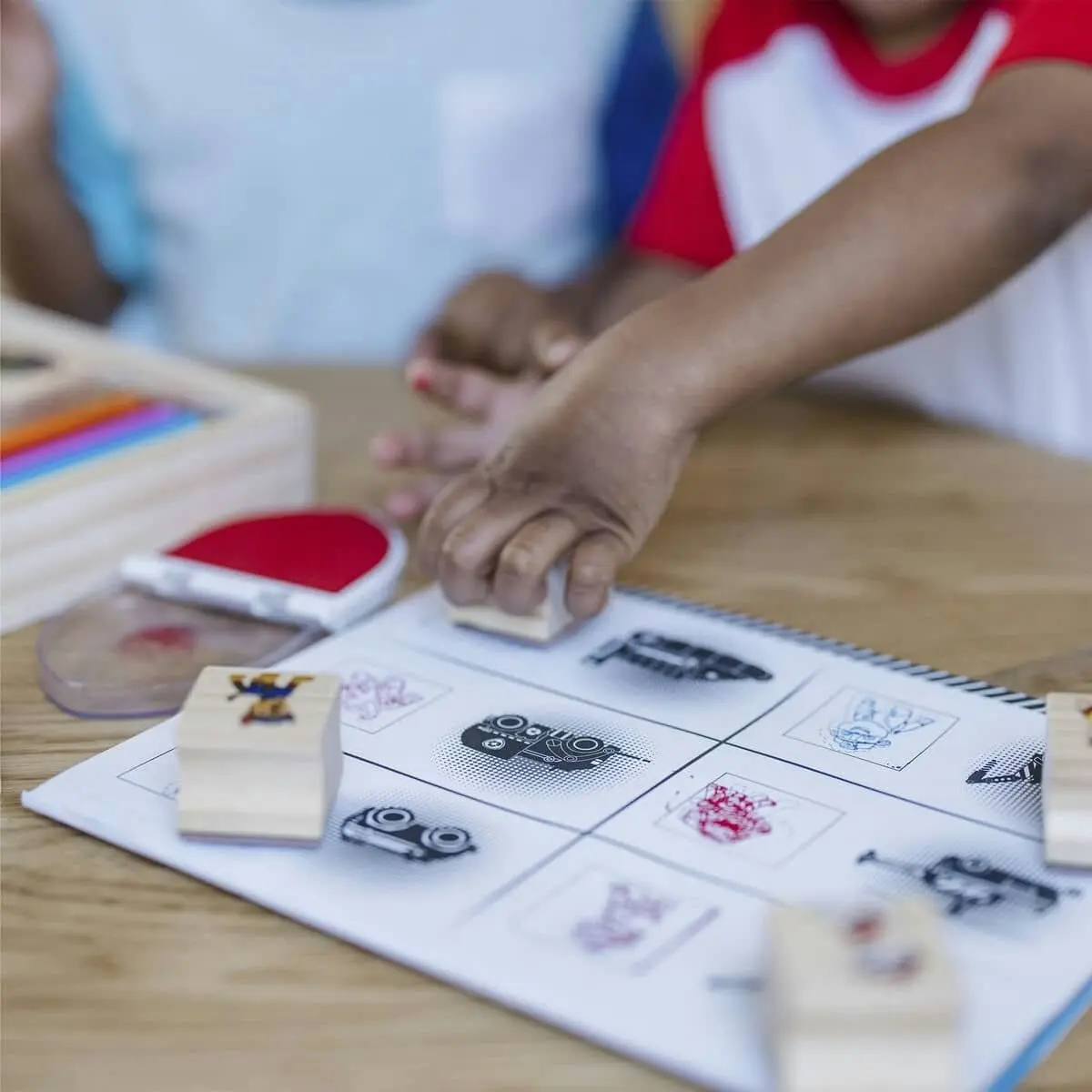 Paw Patrol - Melissa & Doug - Wooden Stamps Activity Set