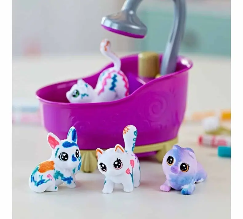 Crayola - Scribble Scrubbie Pets Purple Tub Playset