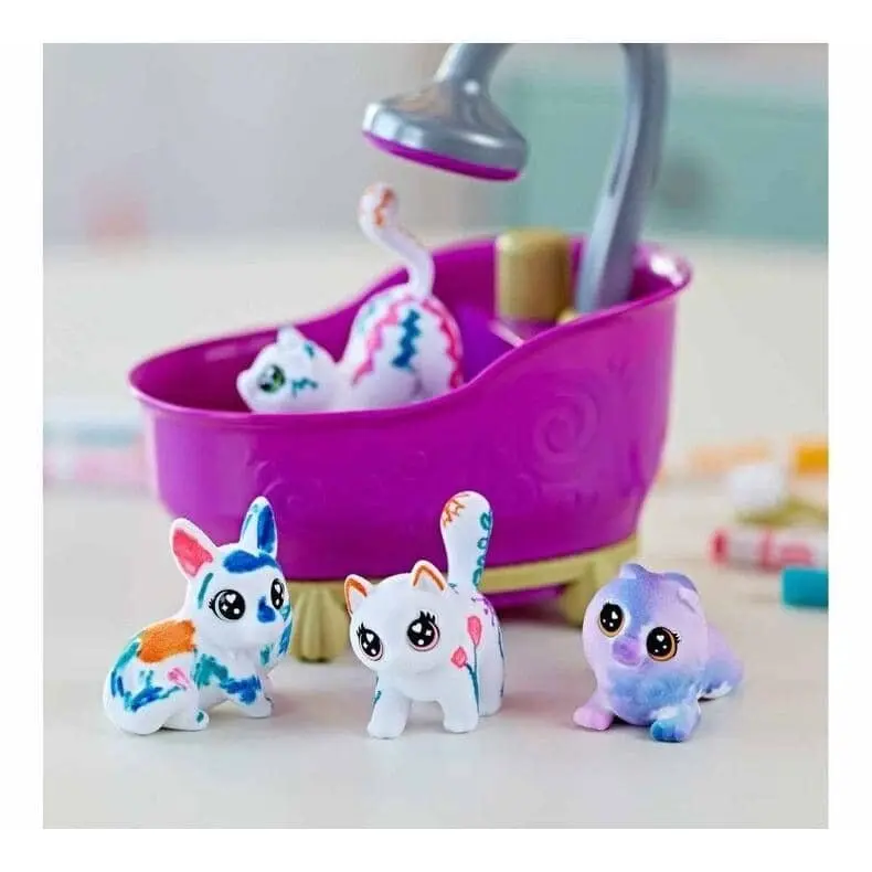 Crayola - Scribble Scrubbie Pets Purple Tub Playset