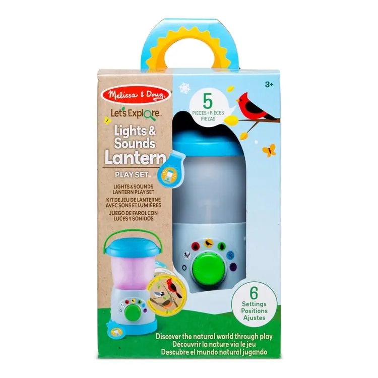 Melissa & Doug - Let's Explore Light & Sound Lantern Play Set