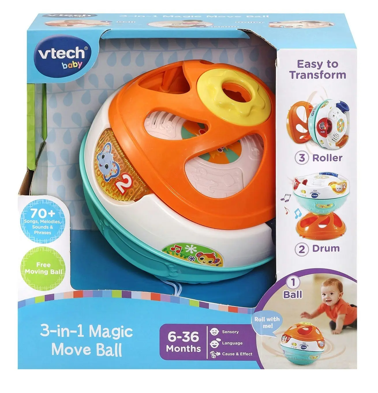 VTech - 3in1 Motorised Magic Move Ball