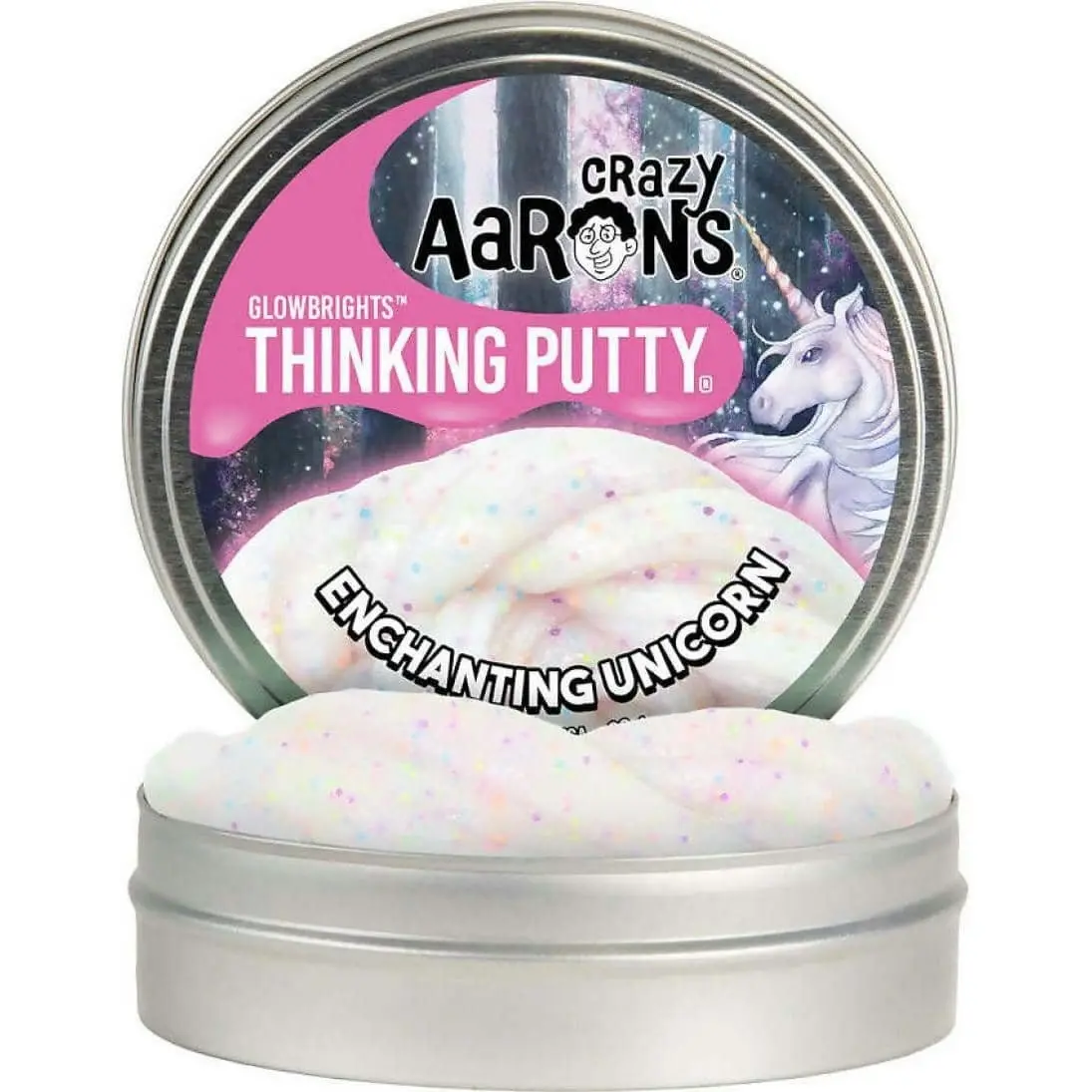 Crazy Aaron's - Putty 4 Inch Glowbrights Enchanting Unicorn