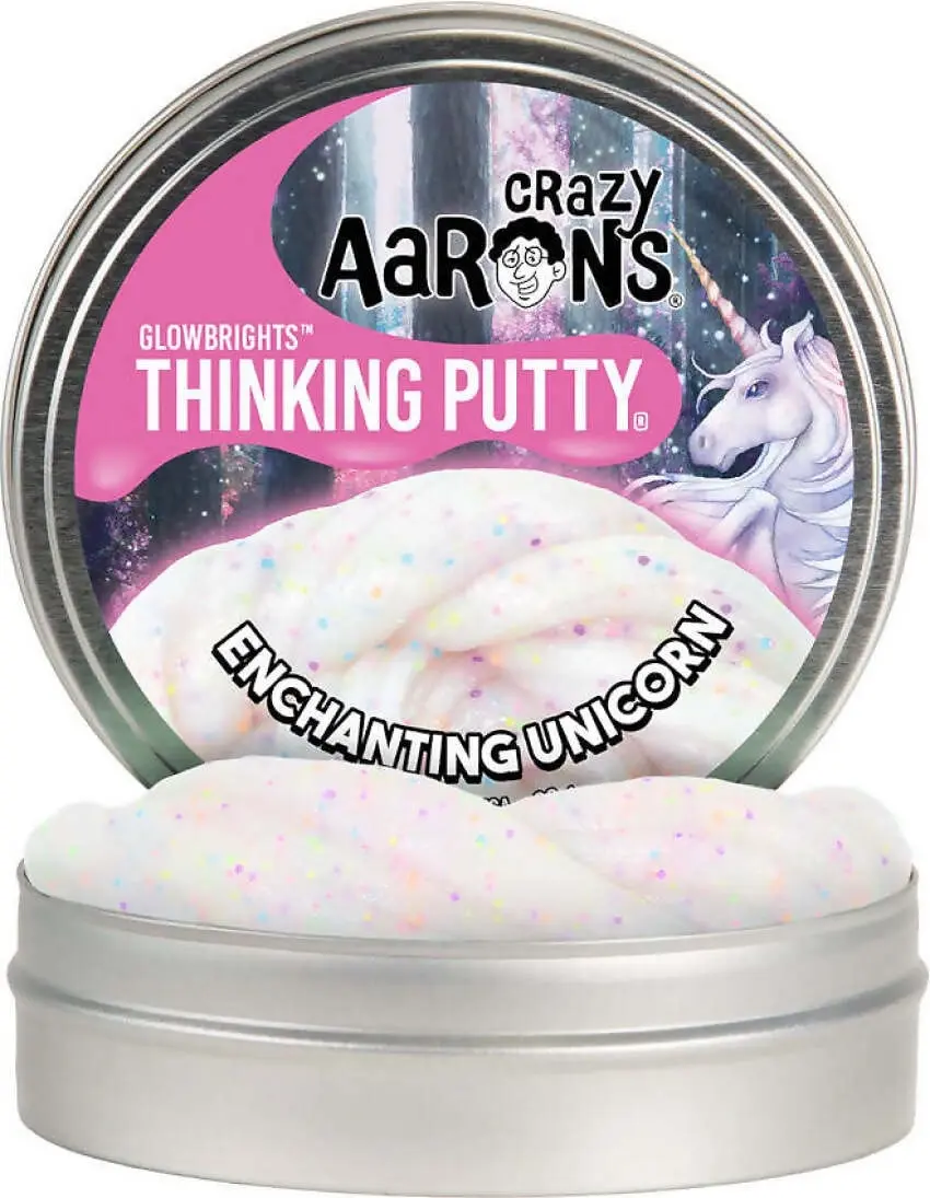 Crazy Aaron's - Putty 4 Inch Glowbrights Enchanting Unicorn