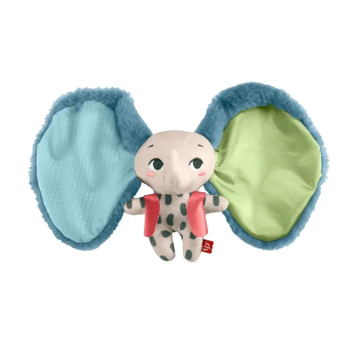 Fisher-price - Planet Friends All Ears Lovey Baby Sensory Toy Plush Elephant For Newborns