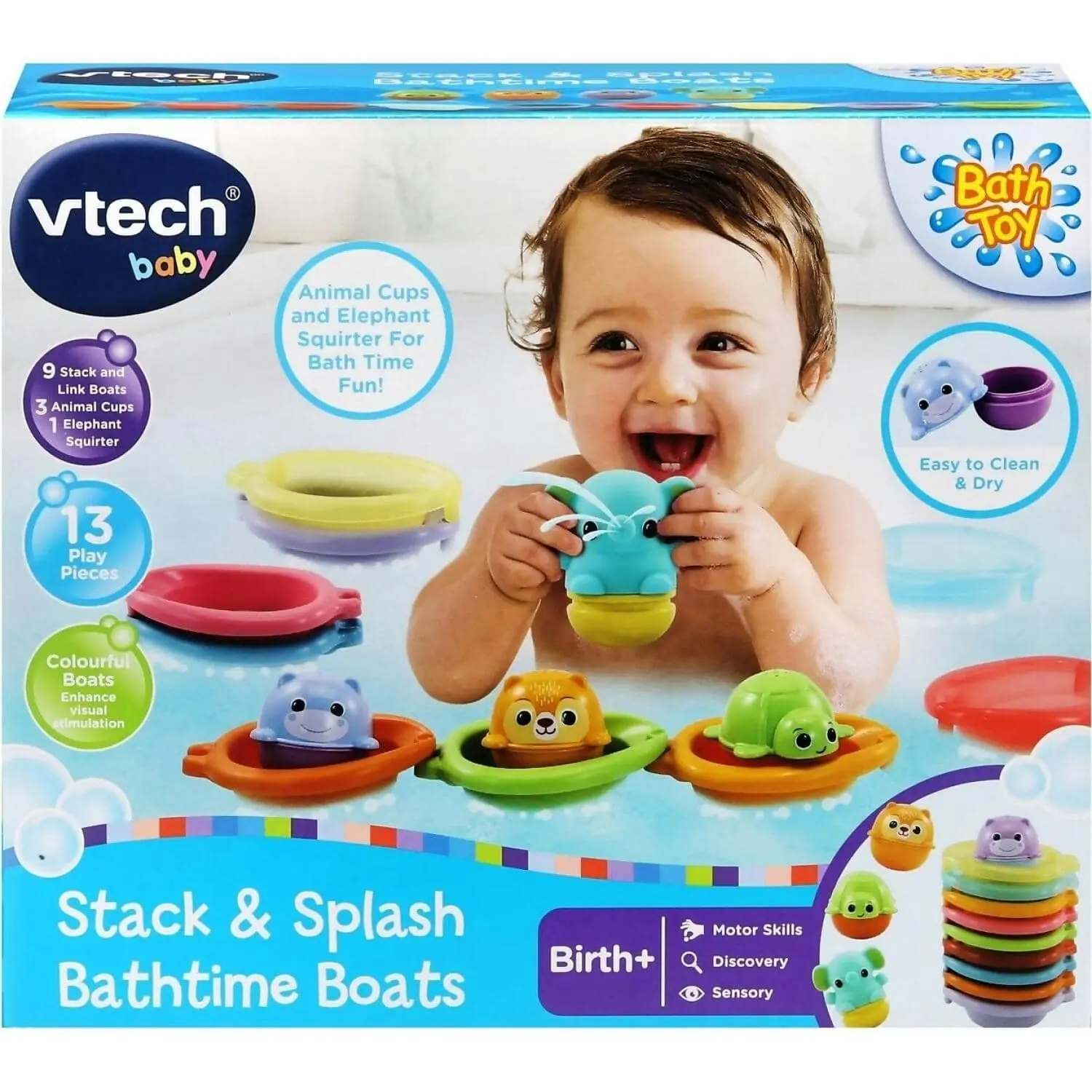 VTech - Stack & Splash Bathtime Boats