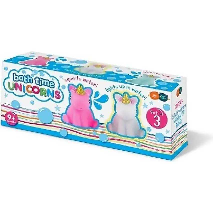 Buddy & Barney - Bath Time Unicorns Squirters - Set Of 3 - Mh