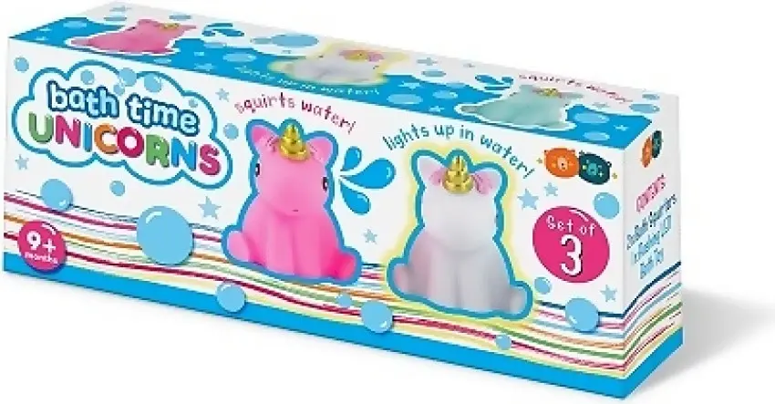 Buddy & Barney - Bath Time Unicorns Squirters - Set Of 3 - Mh