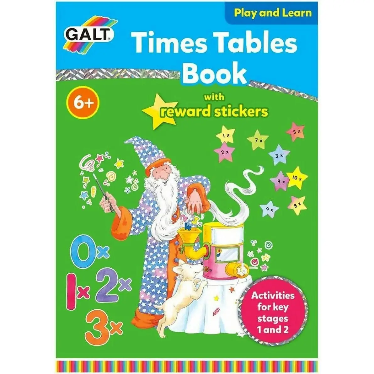 Galt - Times Tables Book With Gold Rewards Stickers