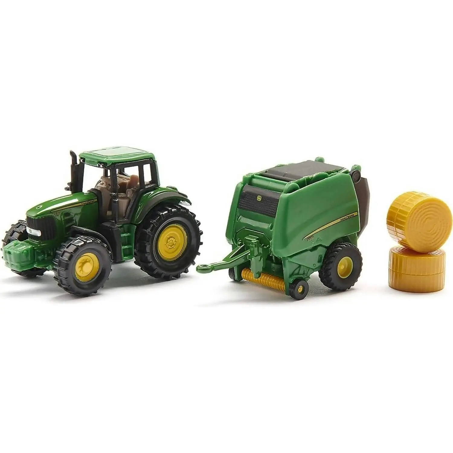 Siku - John Deere - John Deere Tractor With Round Baler