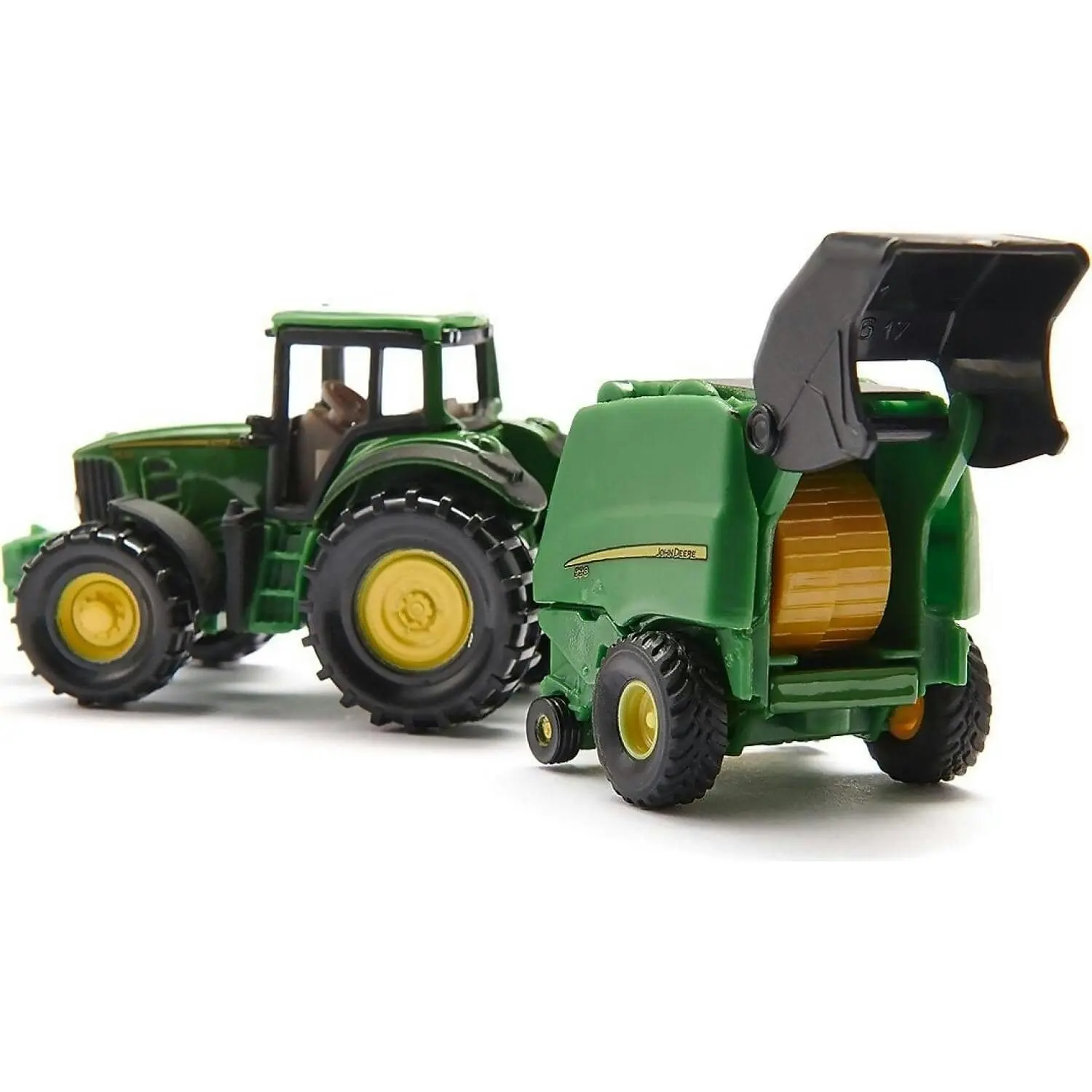 Siku - John Deere - John Deere Tractor With Round Baler