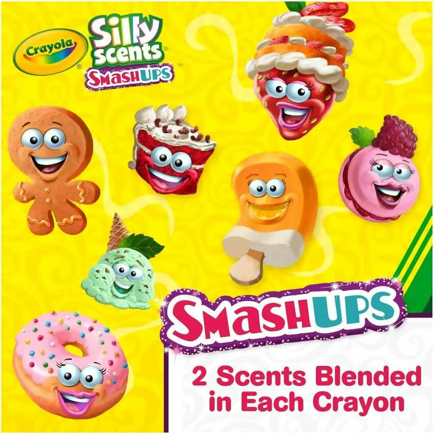 Crayola - Silly Scents Smash Ups Twistables Scented Crayons 24 Count