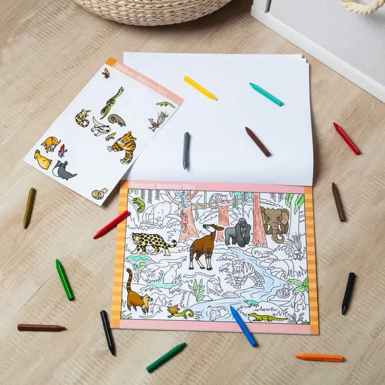 Melissa & Doug - Seek & Find Sticker Pad- Animal