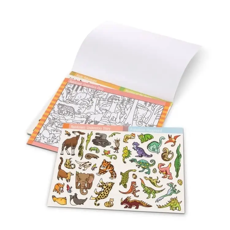 Melissa & Doug - Seek & Find Sticker Pad- Animal