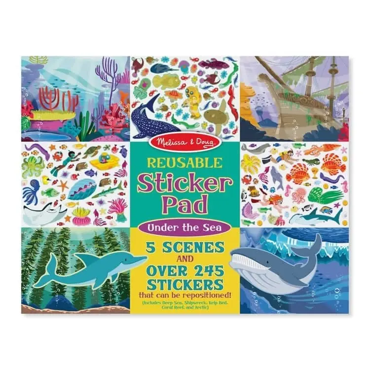 Melissa & Doug - Reusable Sticker Pad - Under The Sea