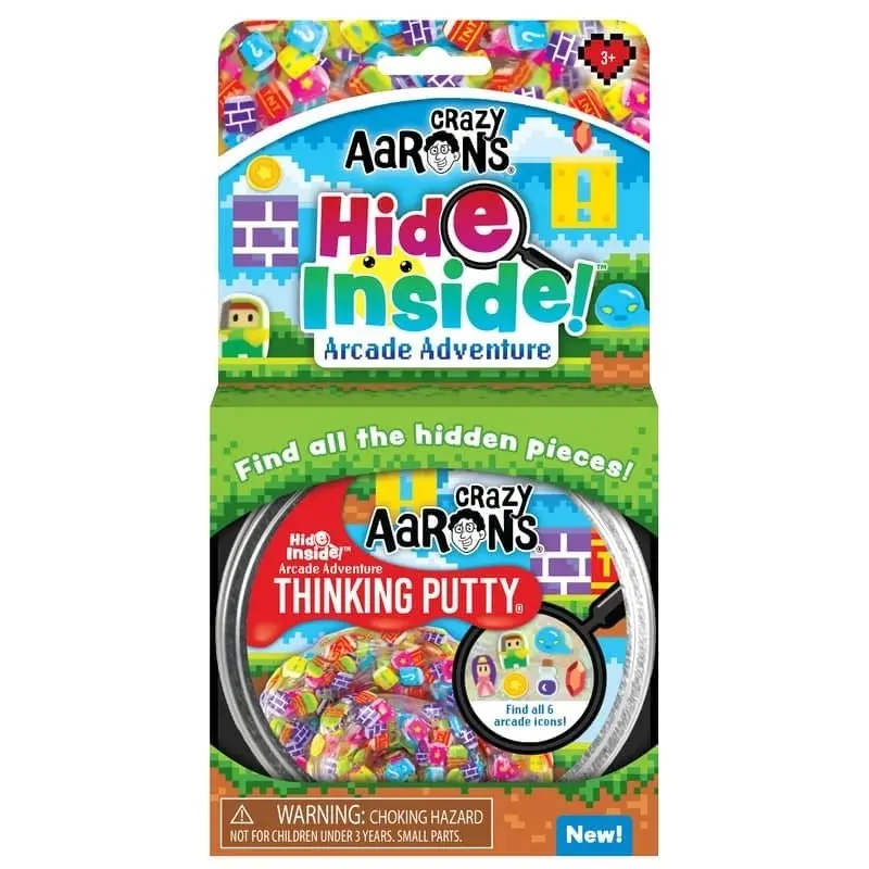 Crazy Aaron's Thinking Putty Hide Inside! Arcade Adventure 4inch