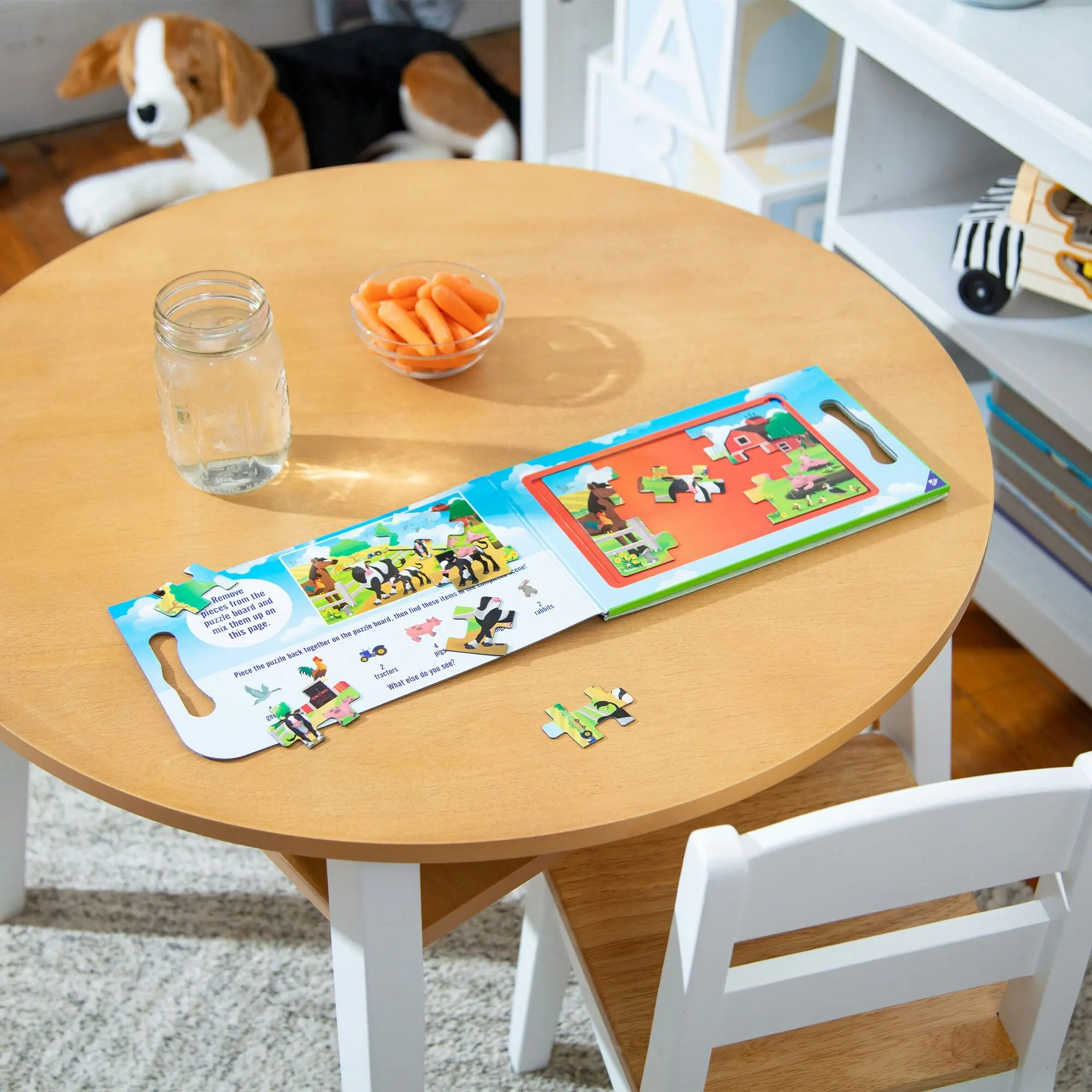 Melissa & Doug - Take Along Magnetic Jigsaw Puzzles - On The Farm